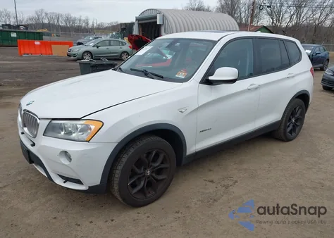 2013 BMW X3 xDrive35I из США, поврежденный, VIN 5UXWX7C58DL978271